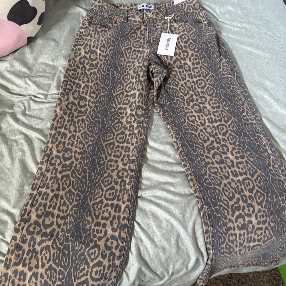 Leopard Print Jeans